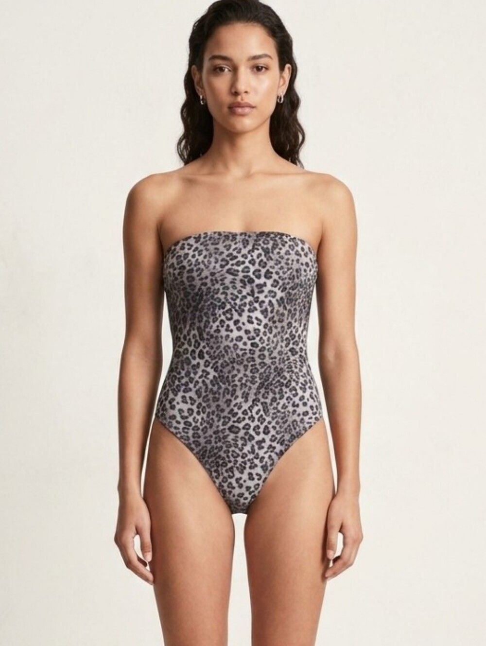 NEW- Black and Brown Animal Print Bodysuit
